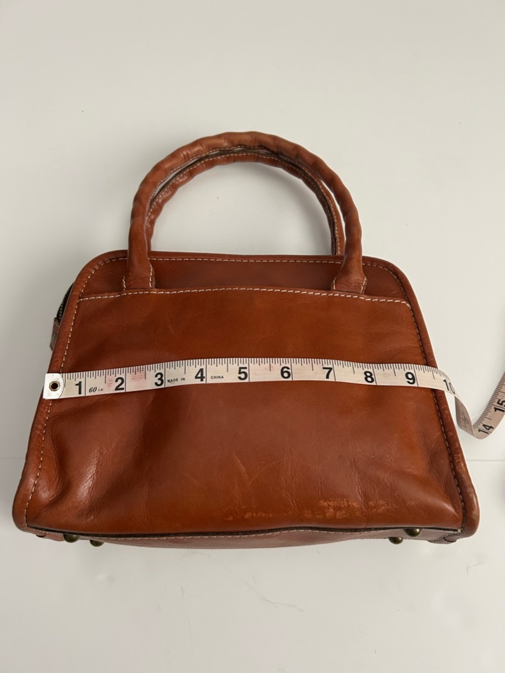 Patricia Nash Tooled Leather Satchel Purse - Picture 8 of 15